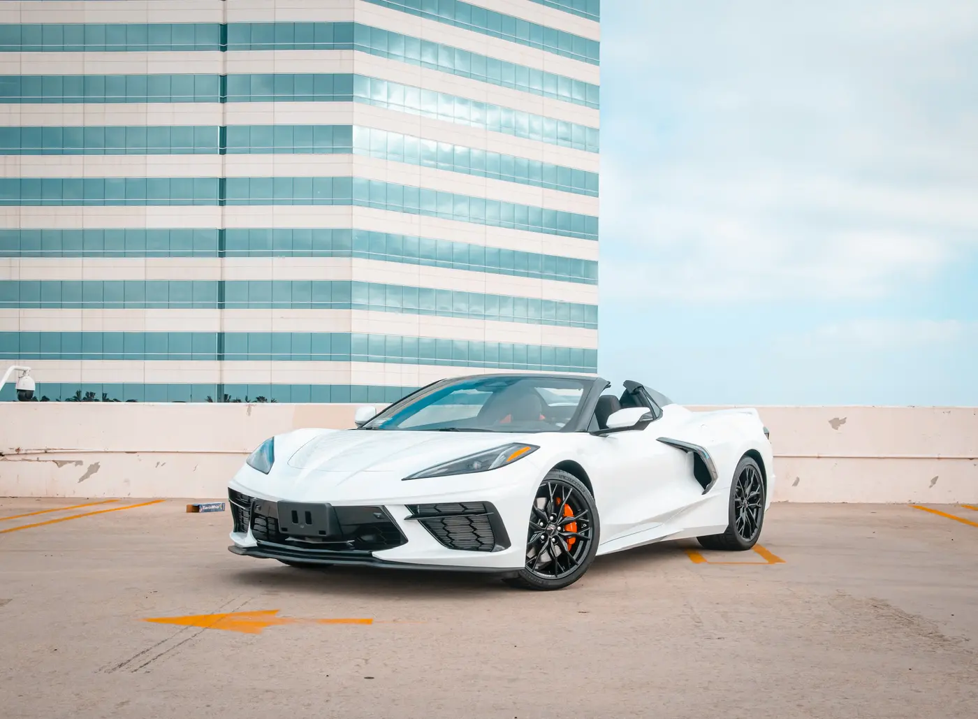 2024 Chevrolet Corvette C8 3LT Z51 — front view, available for rental in San Diego