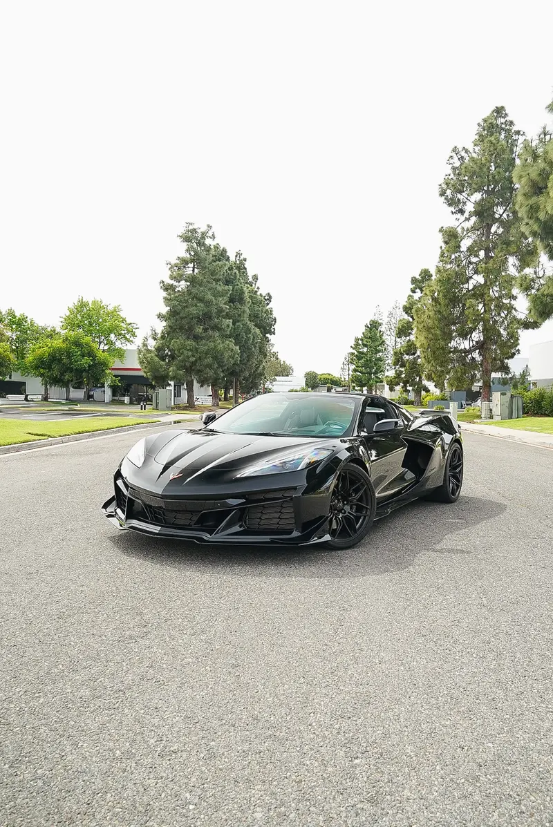 2024 Chevrolet Corvette C8 Z06 — front view, available for rental in San Diego