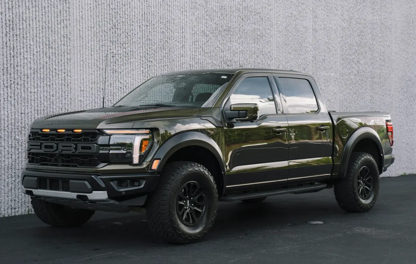 2026 Ford Raptor — front view, available for rental in San Diego