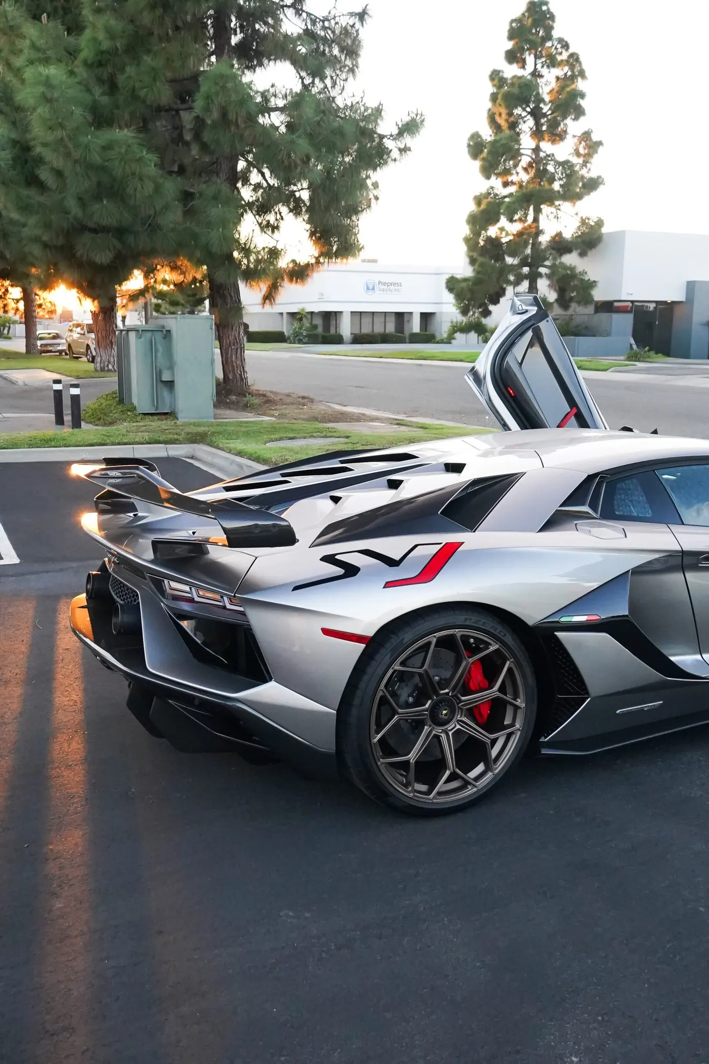 2023 Lamborghini Aventador SVJ available for rental in San Diego — view 3