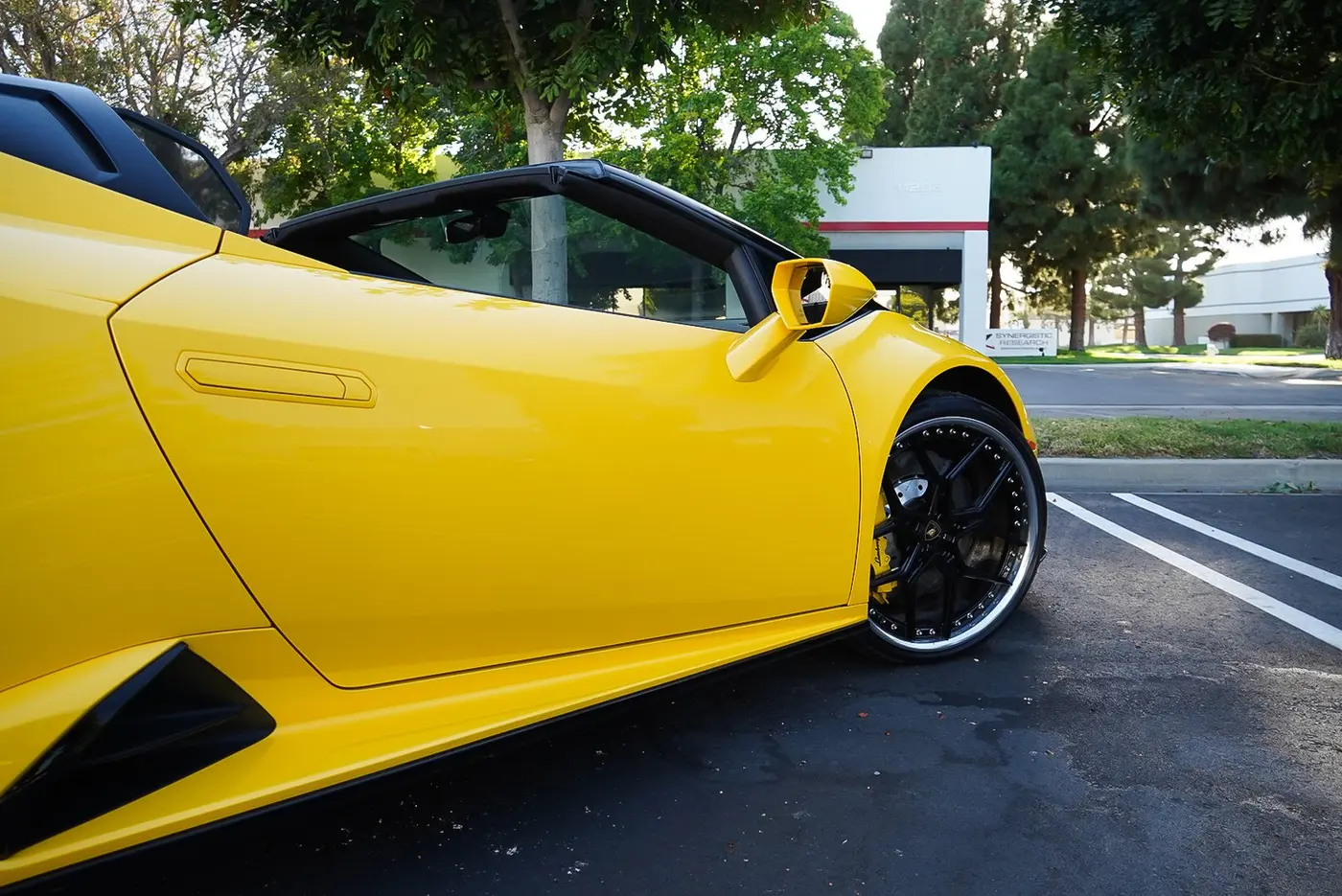2021 Lamborghini Huracán Evo Spyder available for rental in San Diego — view 3