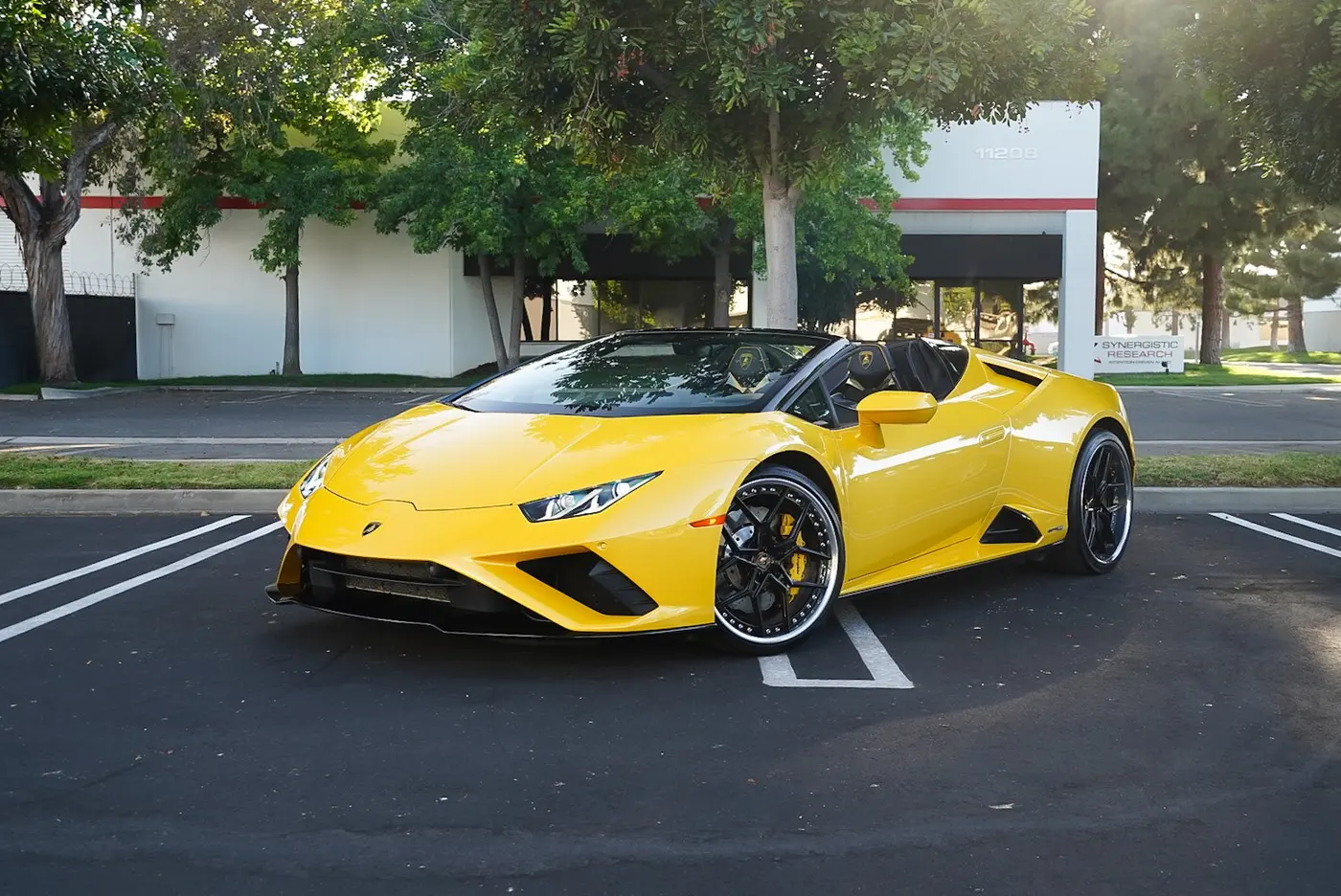 2021 Lamborghini Huracán Evo Spyder available for rental in San Diego — view 8