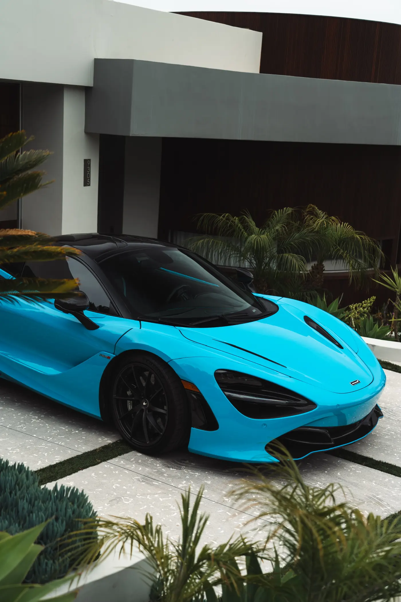 2020 McLaren 720S — front view, available for rental in San Diego