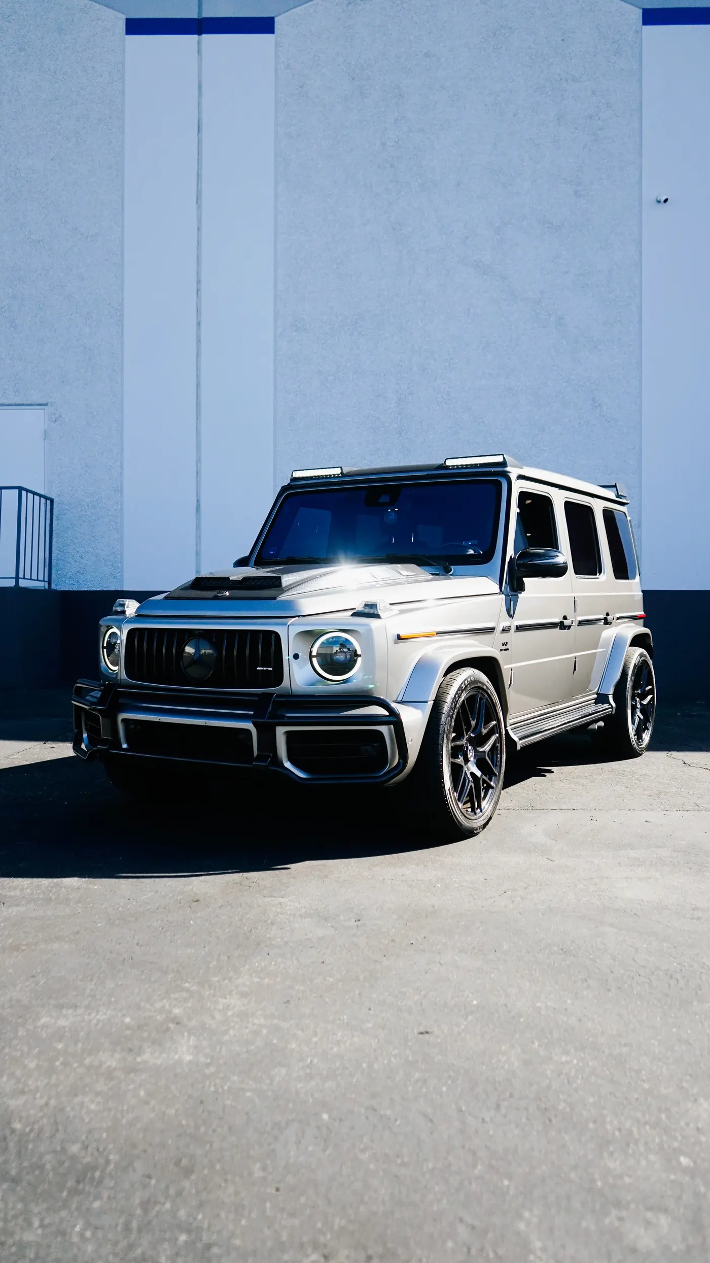 2021 Mercedes-Benz G63 AMG — front view, available for rental in San Diego