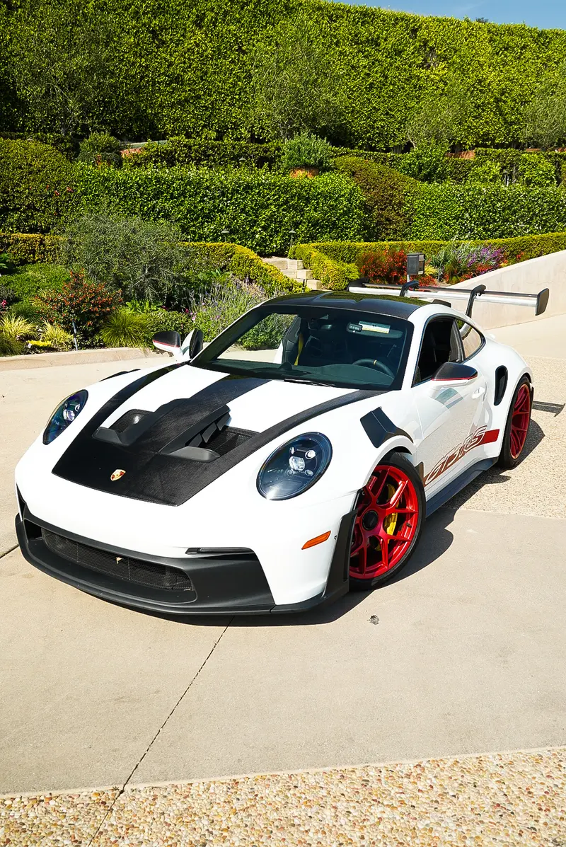 2024 Porsche 911 GT3 RS — front view, available for rental in San Diego