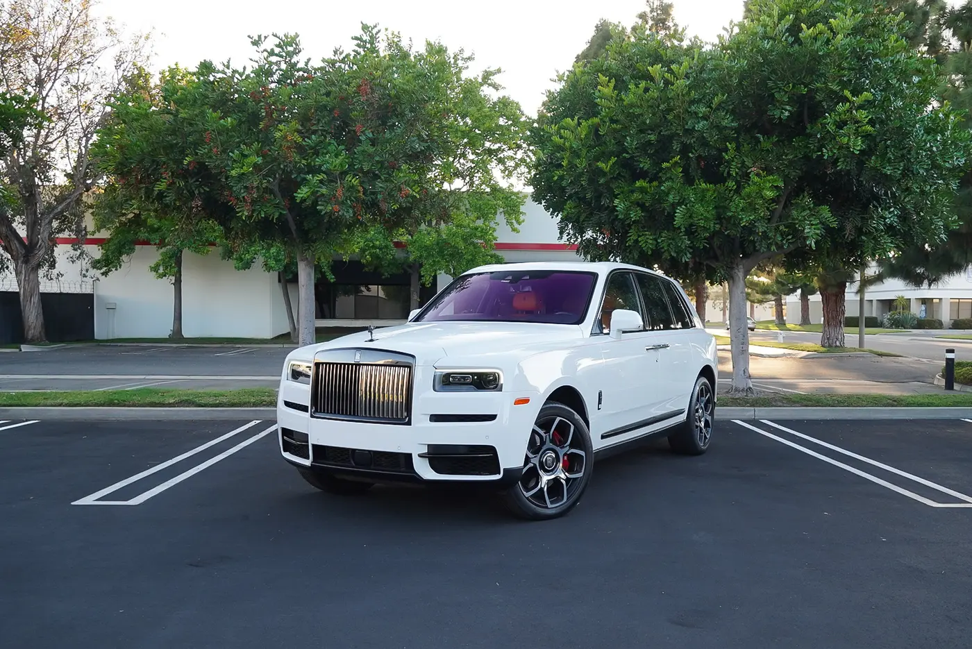 2024 Rolls-Royce Cullinan Black Badge — front view, available for rental in San Diego