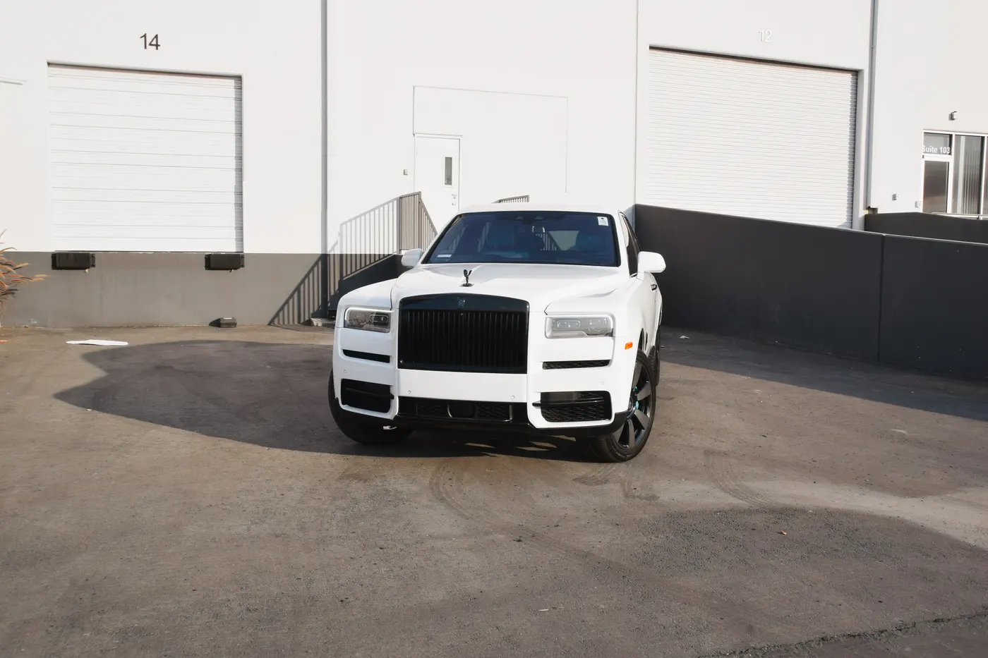 2023 Rolls-Royce Cullinan — front view, available for rental in San Diego